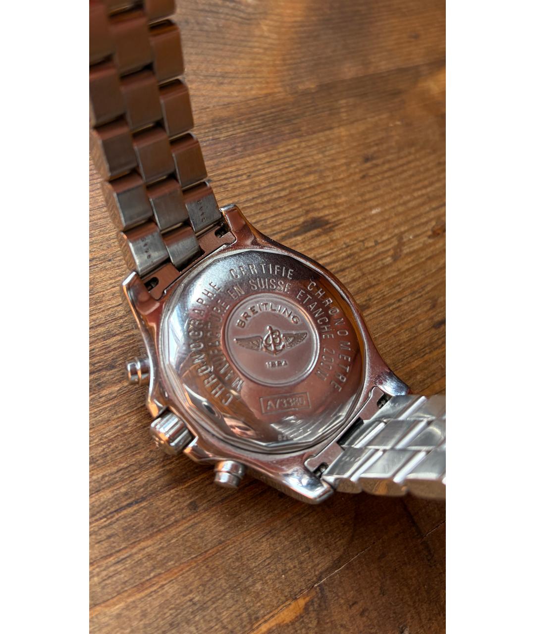 BREITLING Серебряные стальные часы, фото 3