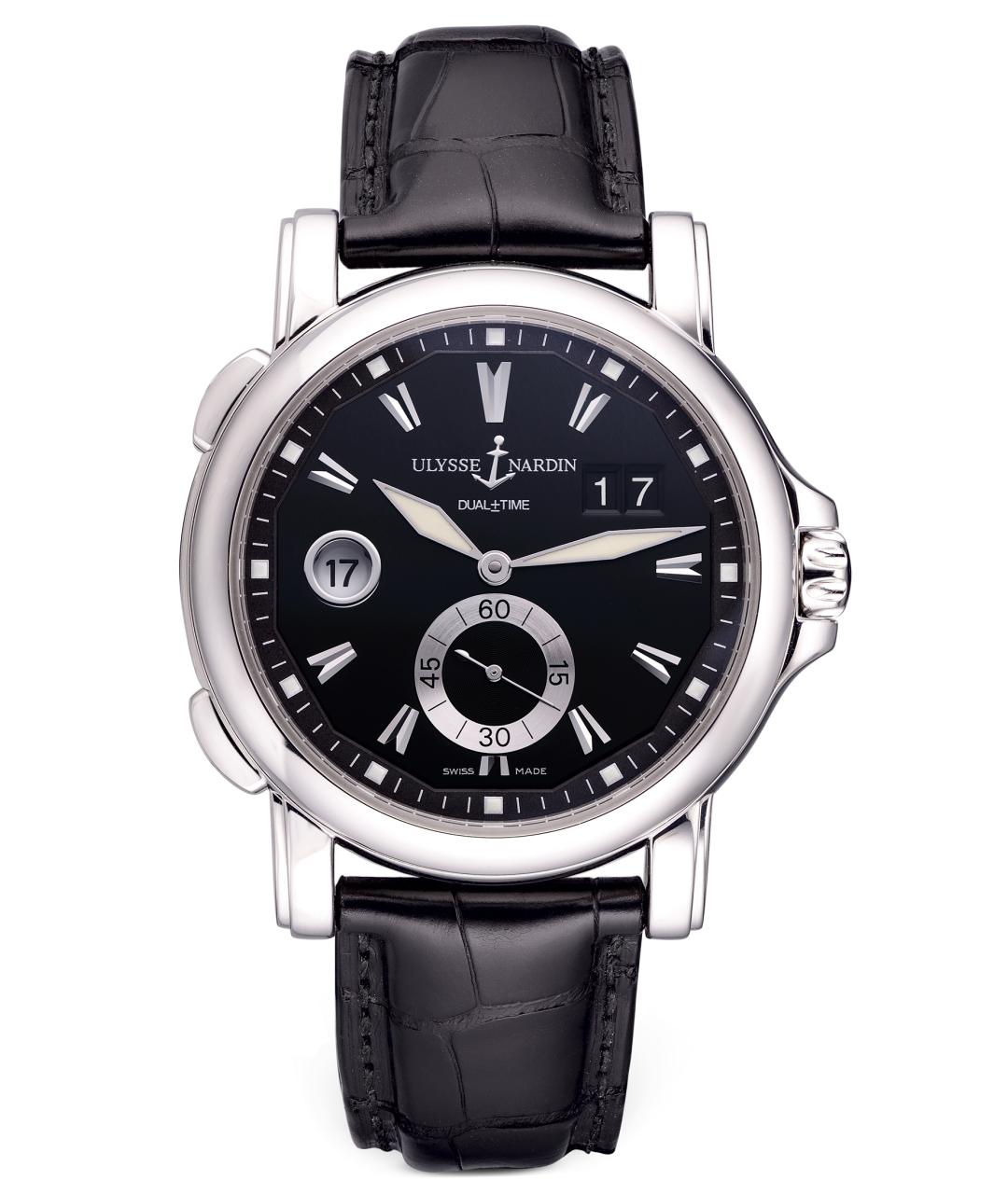 Ulysse Nardin Черные металлические часы, фото 1