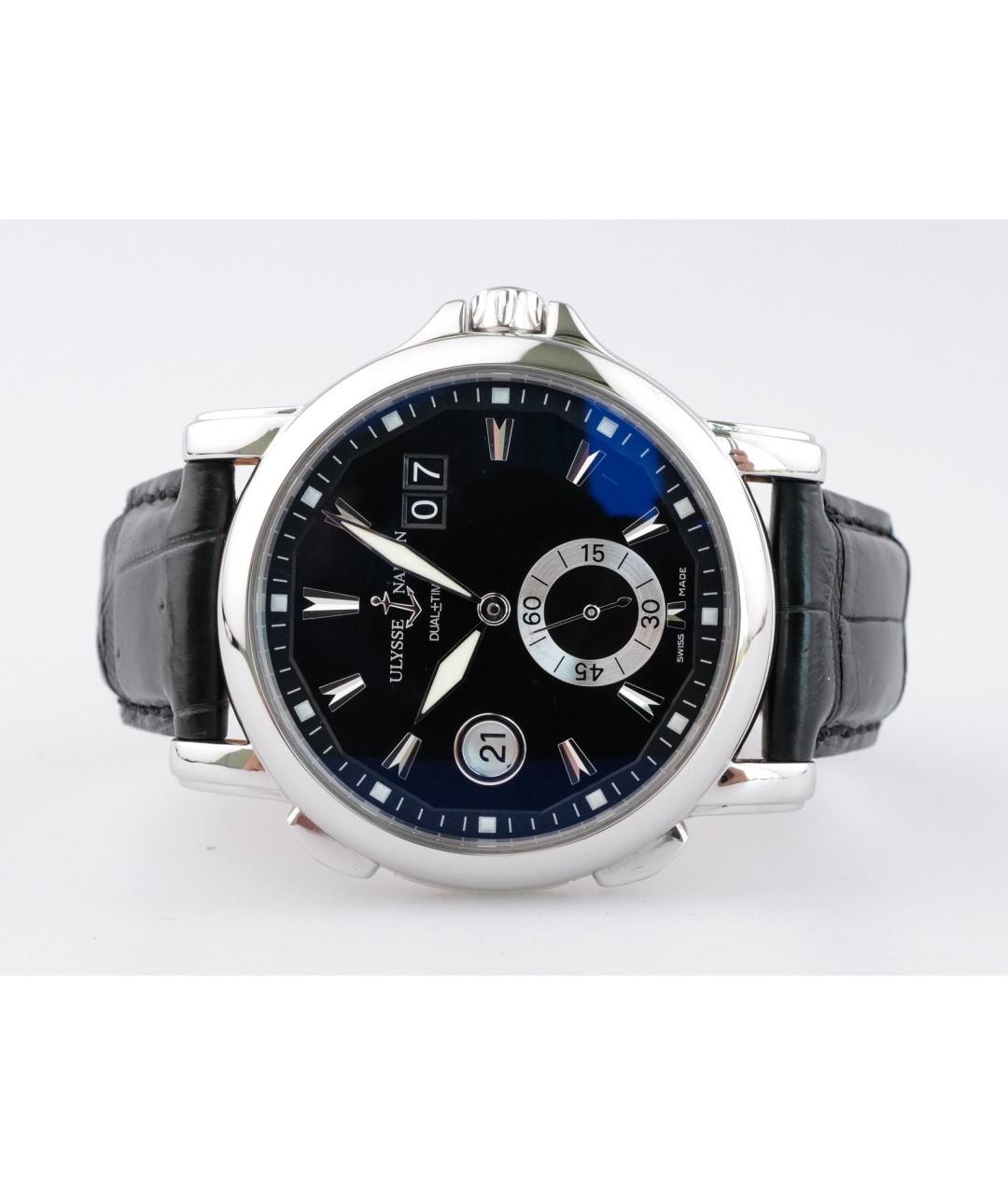 Ulysse Nardin Черные металлические часы, фото 3