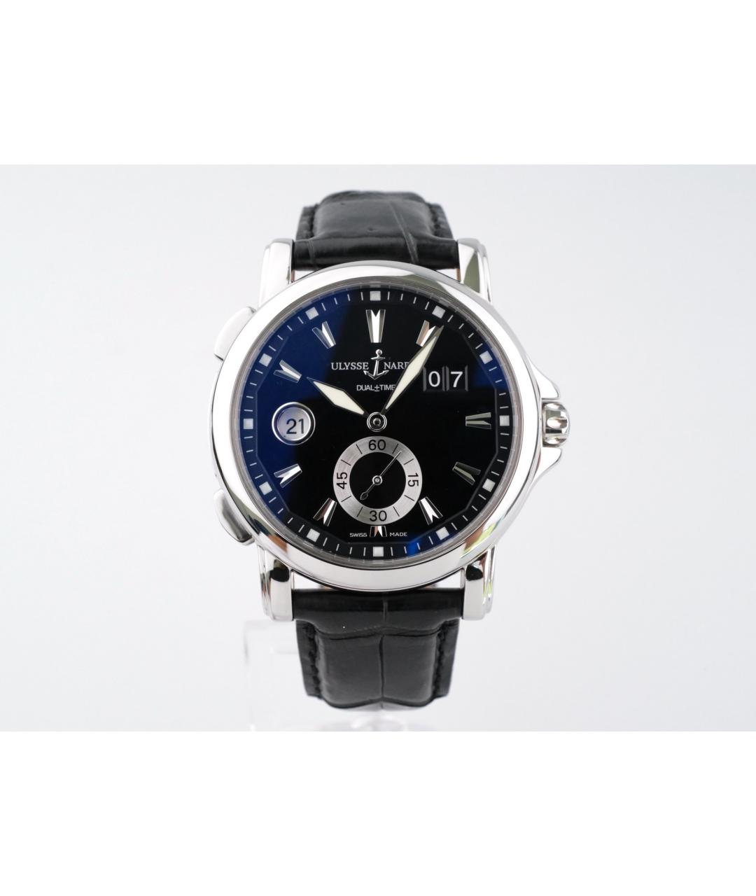 Ulysse Nardin Черные металлические часы, фото 2