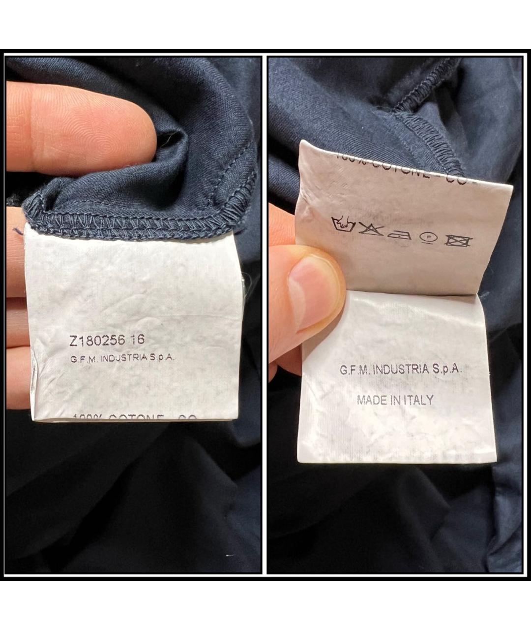 VIVIENNE WESTWOOD Темно-синее хлопковое повседневное платье, фото 8