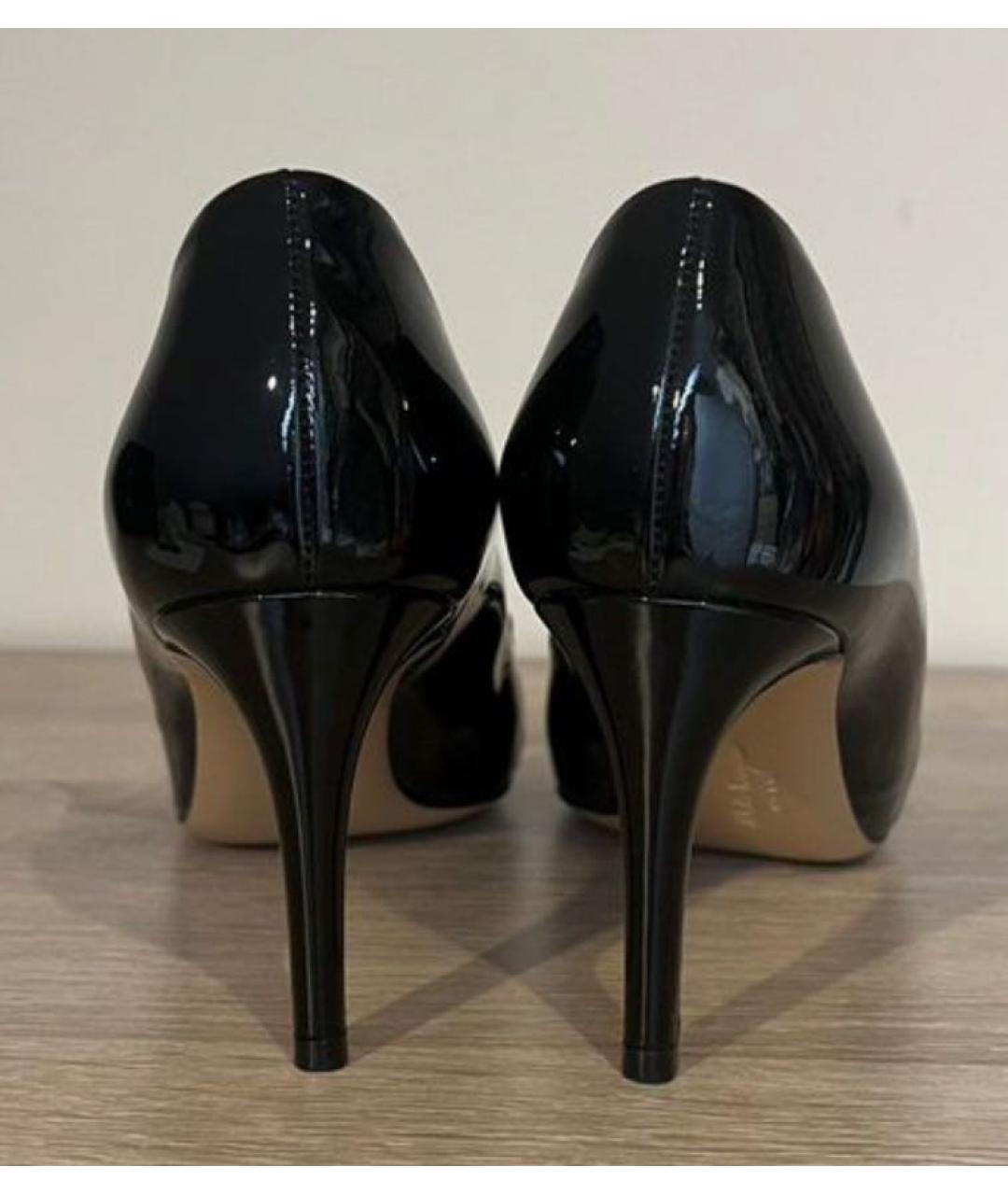 FERRAGAMO Черные туфли из лакированной кожи, фото 3