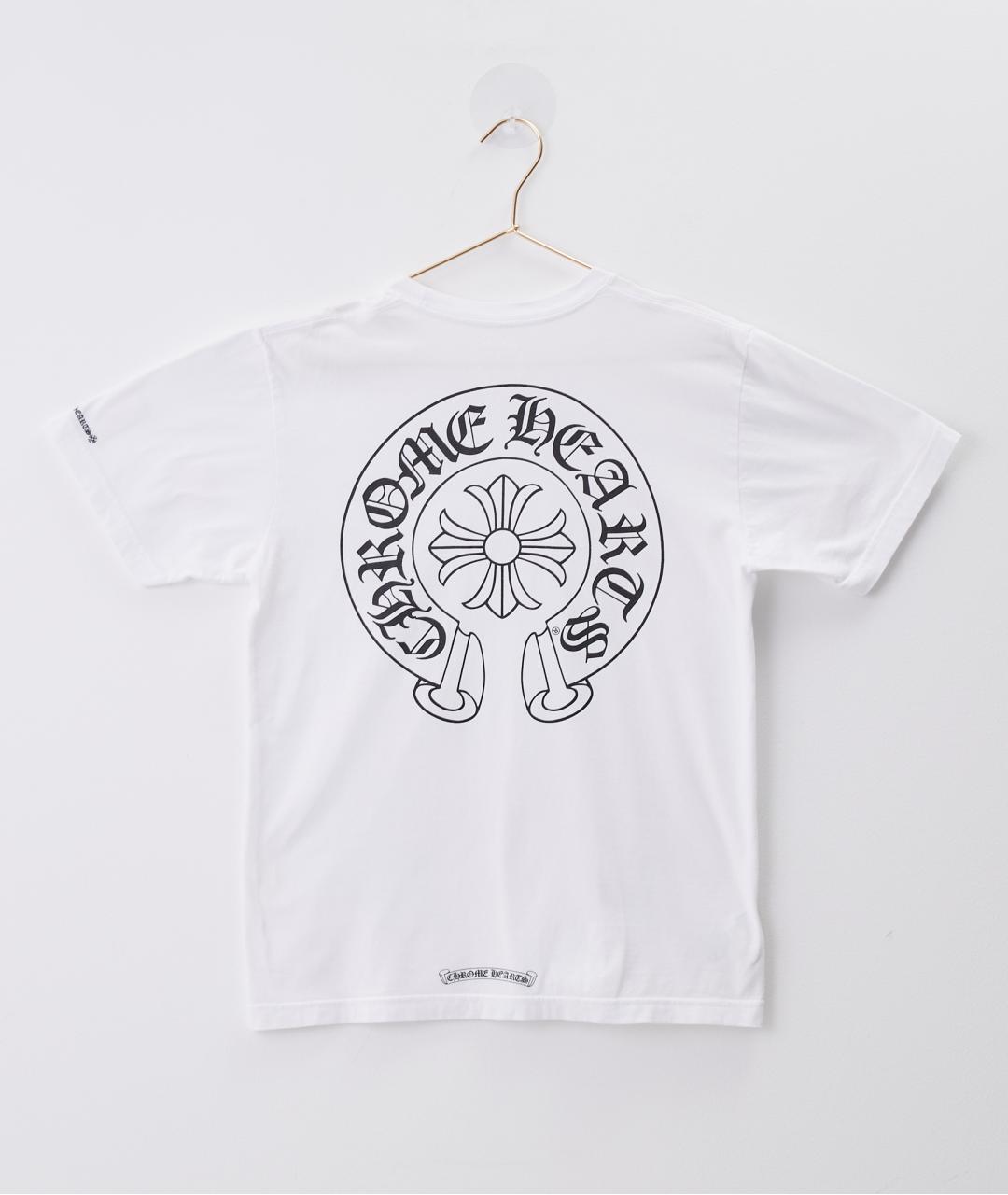 CHROME HEARTS Белая хлопковая футболка, фото 2