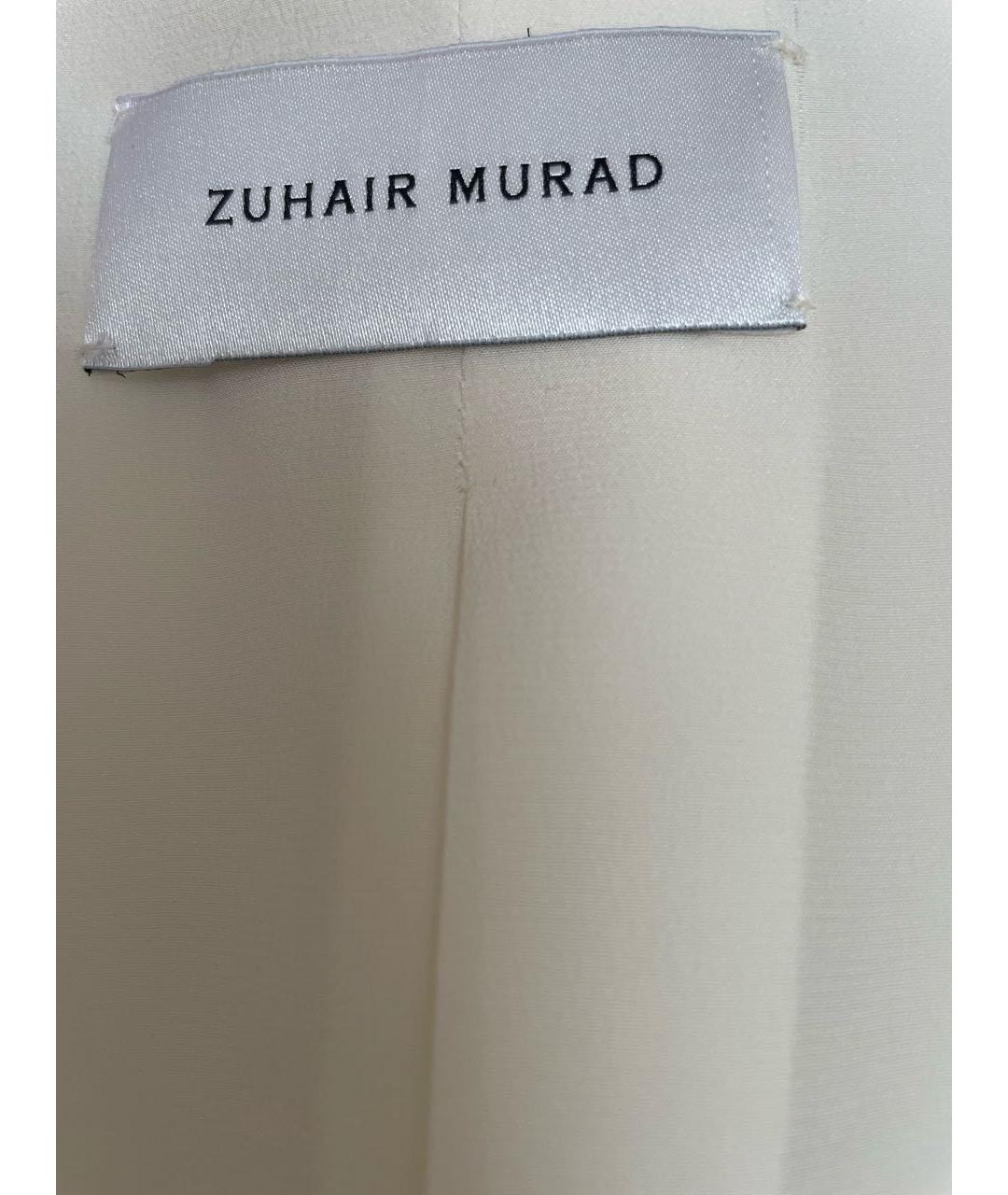 ZUHAIR MURAD Белый полиамидовый жакет/пиджак, фото 7