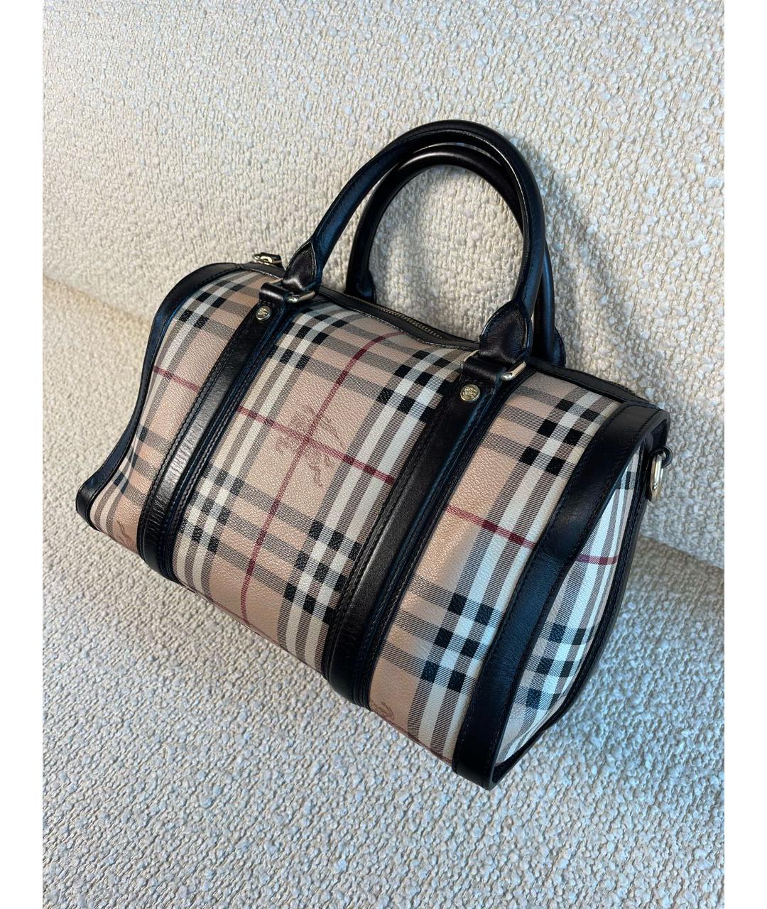 BURBERRY Коричневая сумка с короткими ручками, фото 8