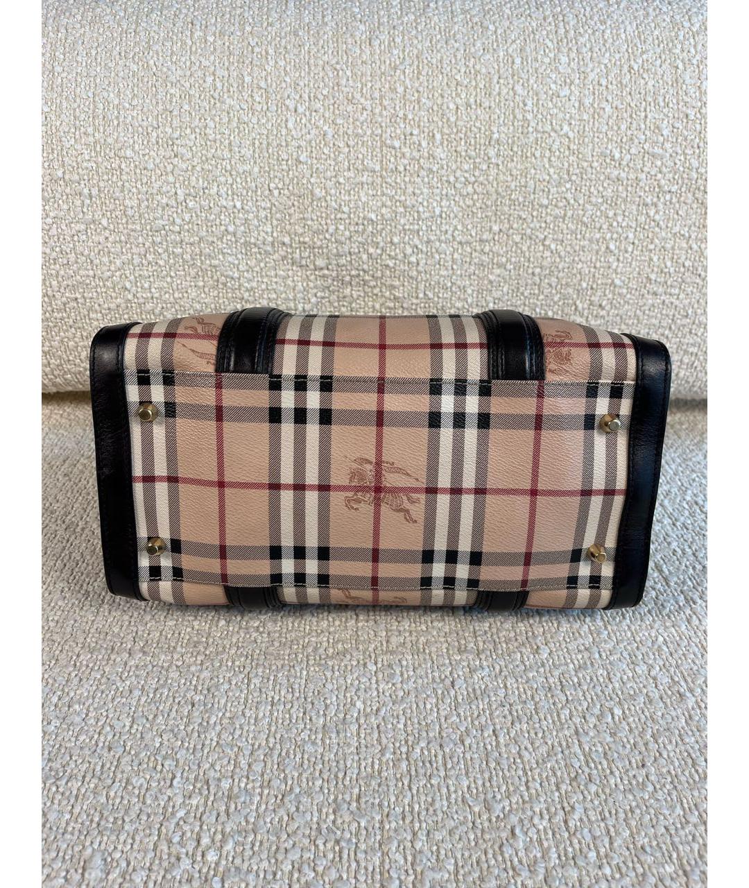 BURBERRY Коричневая сумка с короткими ручками, фото 7