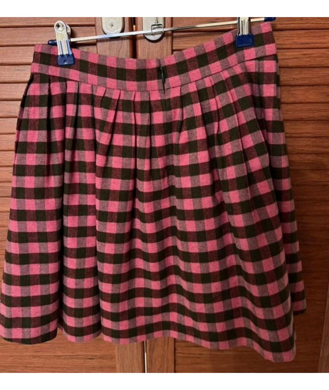 KENZO Розовая шерстяная юбка миди, фото 2