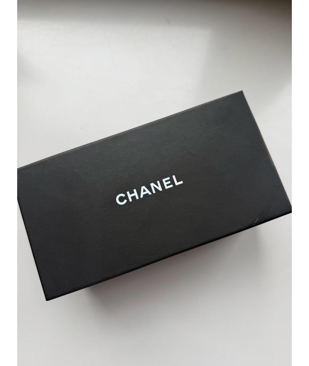 CHANEL Черные пластиковые солнцезащитные очки, фото 4