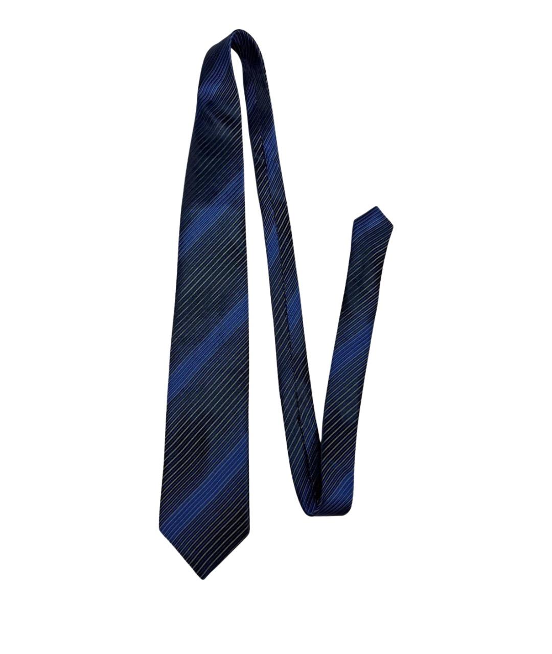 LANVIN Синий шелковый галстук, фото 1