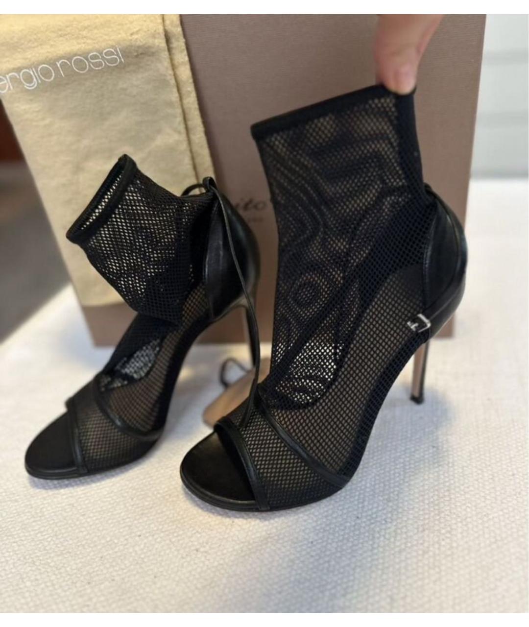 GIANVITO ROSSI Черные кожаные туфли, фото 5