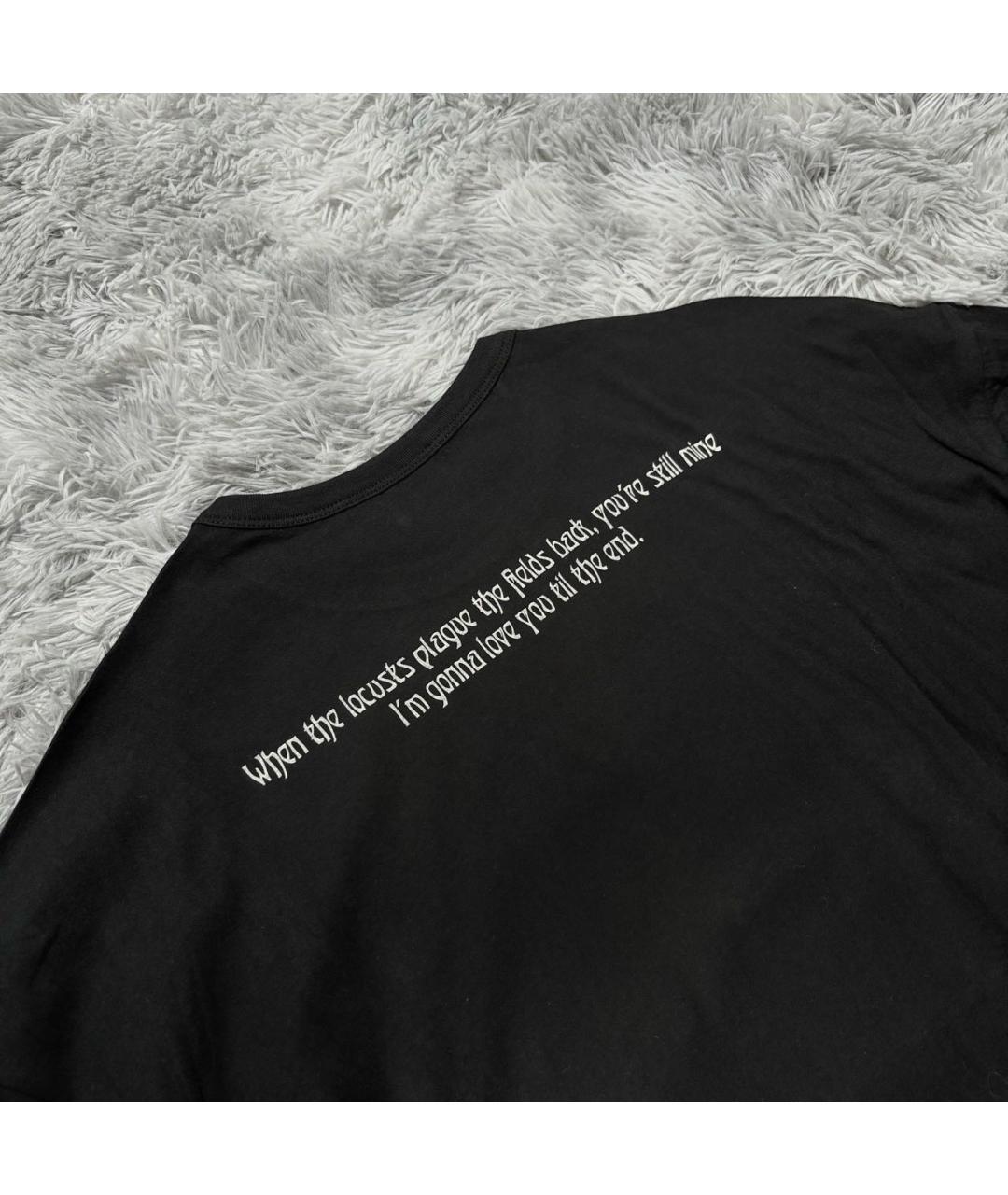 ANN DEMEULEMEESTER Черная хлопковая футболка, фото 4