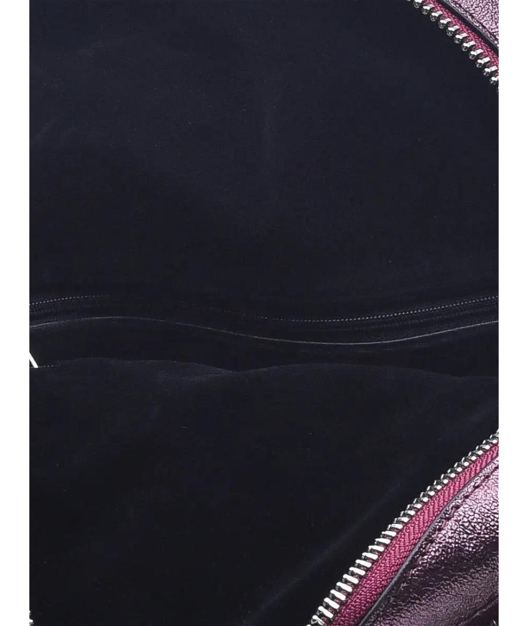 TRUSSARDI JEANS Фиолетовый рюкзак из искусственной кожи, фото 5