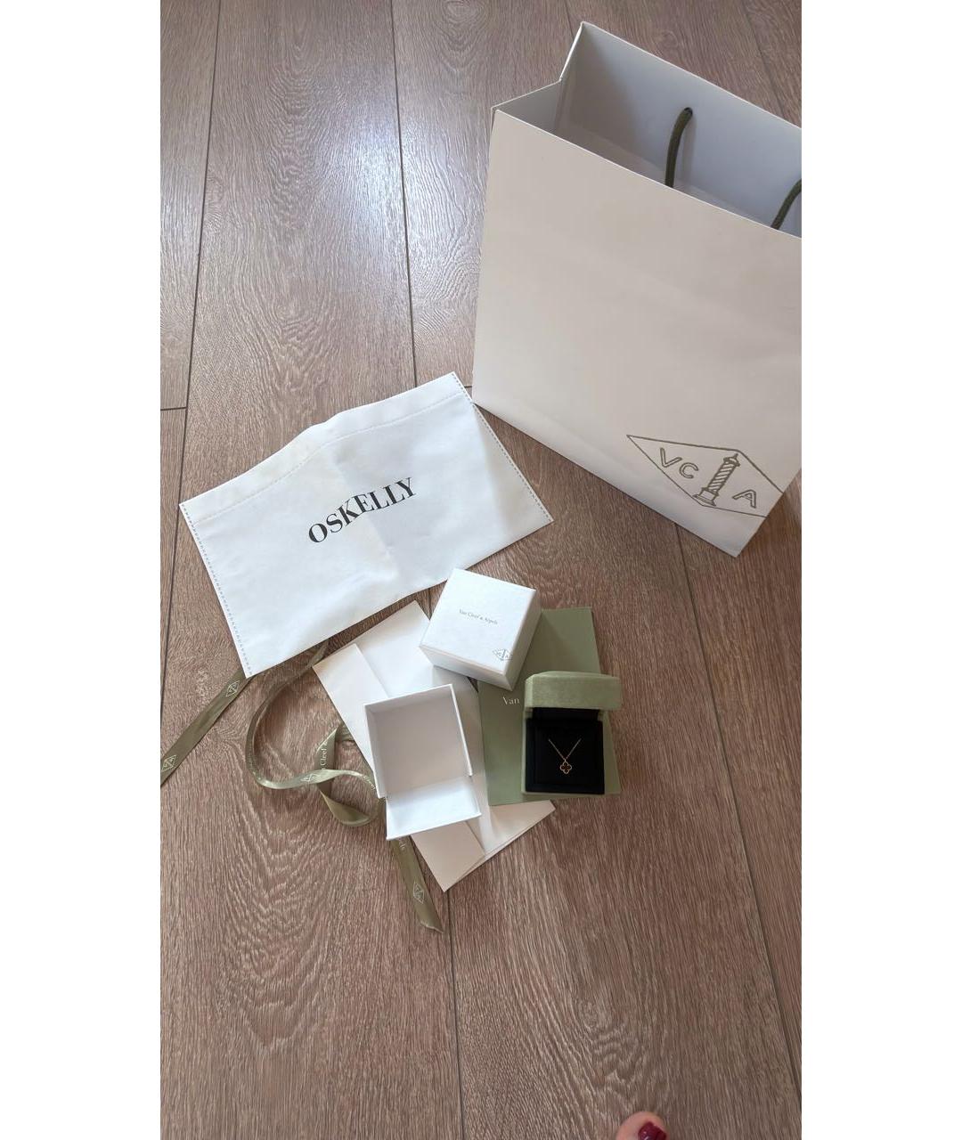VAN CLEEF & ARPELS Бордовая подвеска из розового золота, фото 4