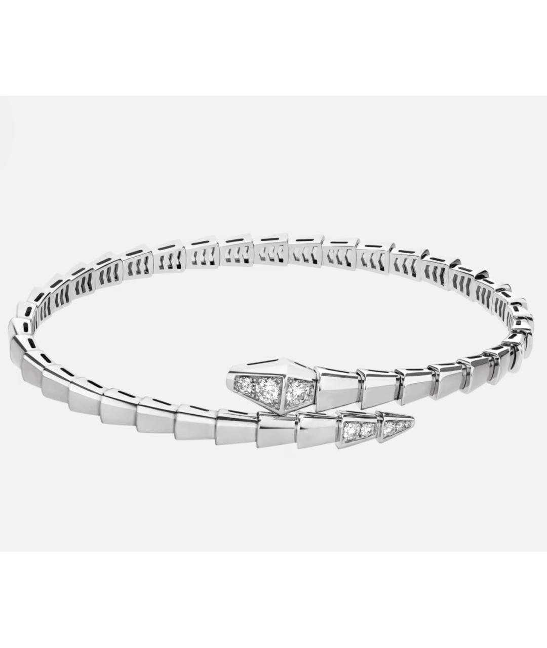 BVLGARI Серебряный браслет из белого золота, фото 2