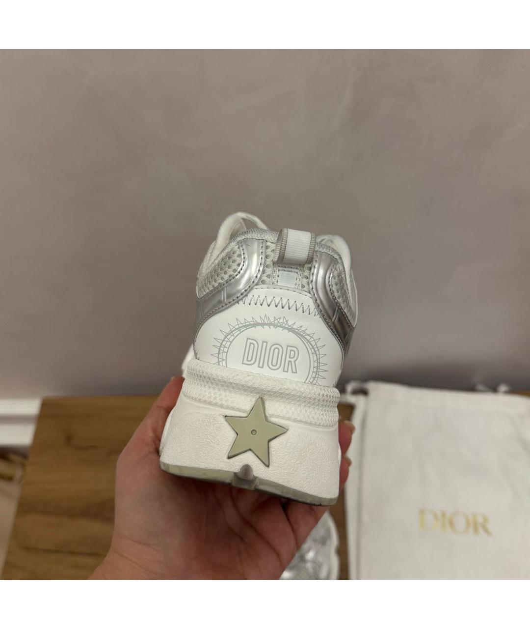 CHRISTIAN DIOR Белые кроссовки, фото 4