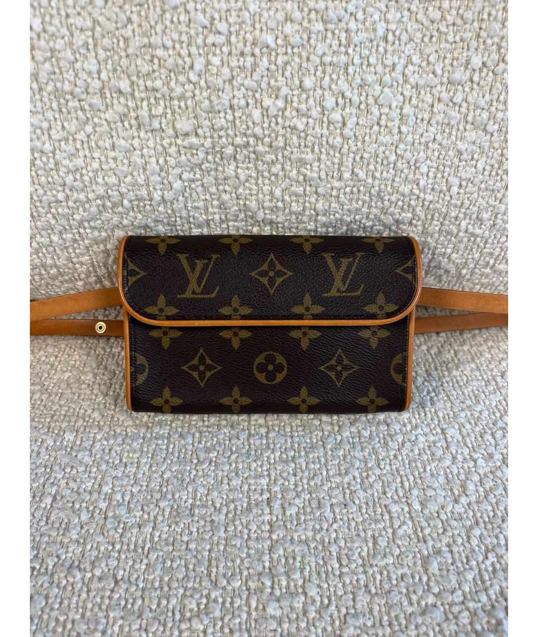 LOUIS VUITTON Коричневая поясная сумка, фото 9