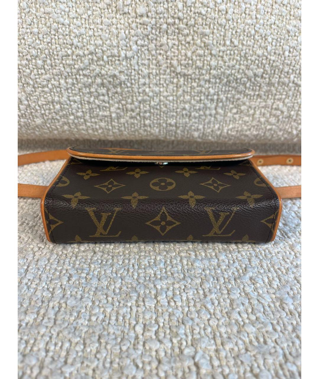 LOUIS VUITTON Коричневая поясная сумка, фото 6