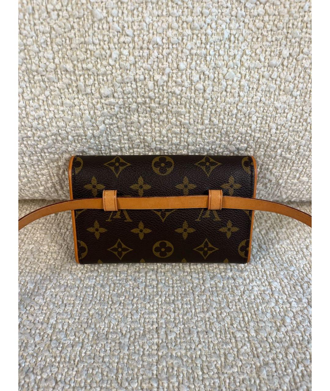 LOUIS VUITTON Коричневая поясная сумка, фото 3