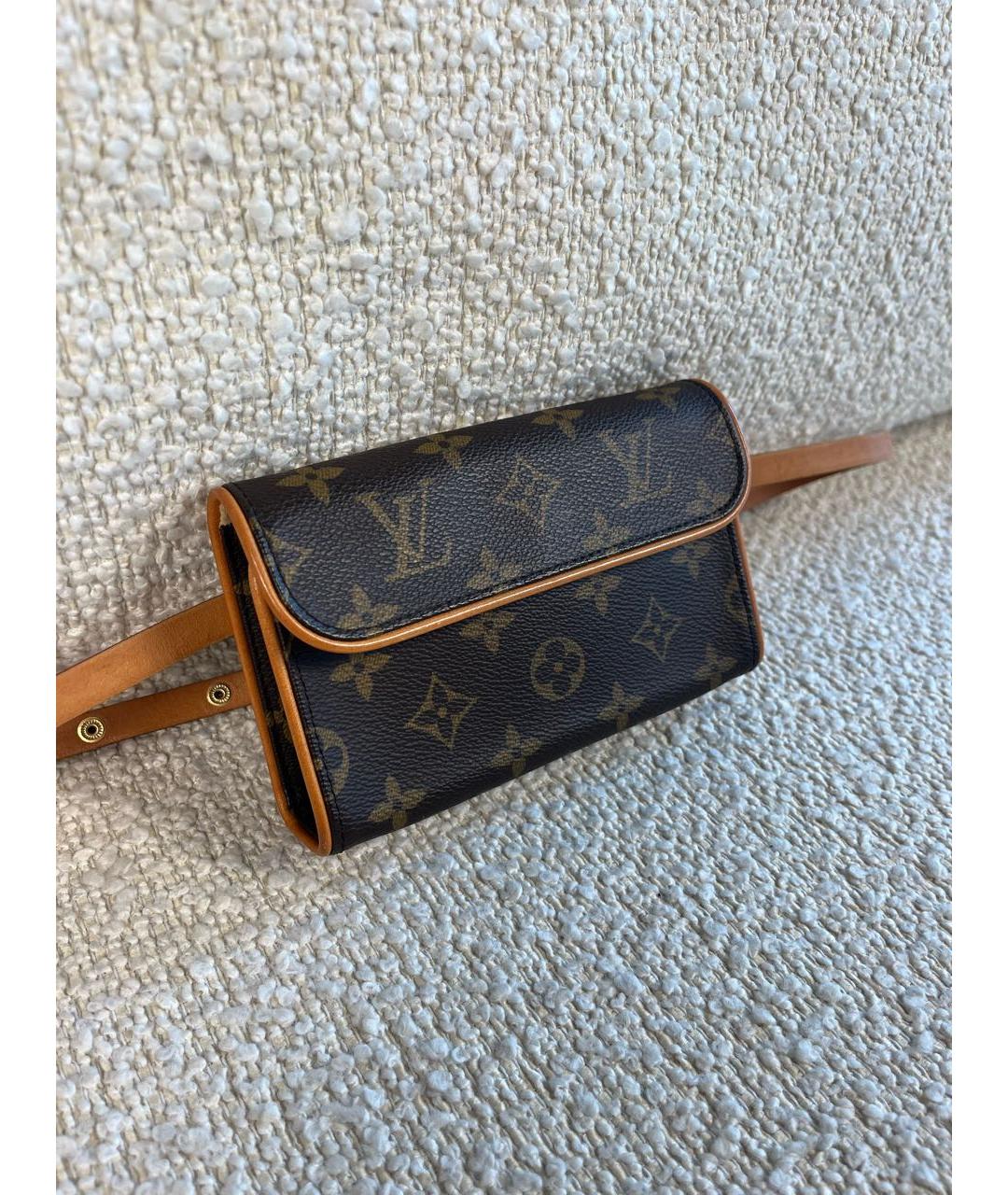LOUIS VUITTON Коричневая поясная сумка, фото 2