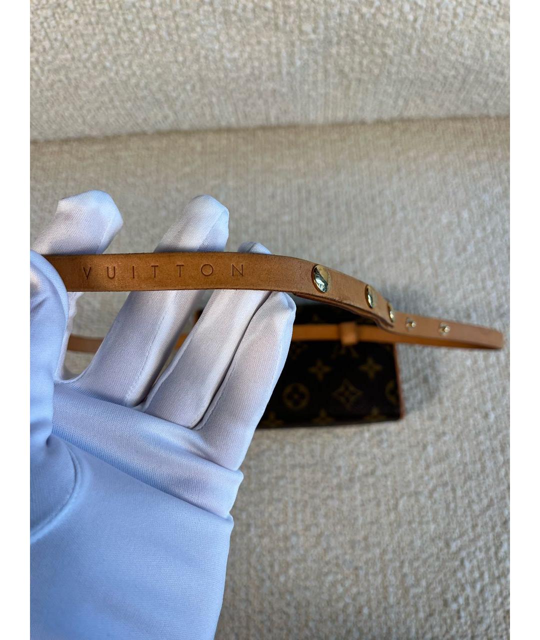 LOUIS VUITTON Коричневая поясная сумка, фото 8
