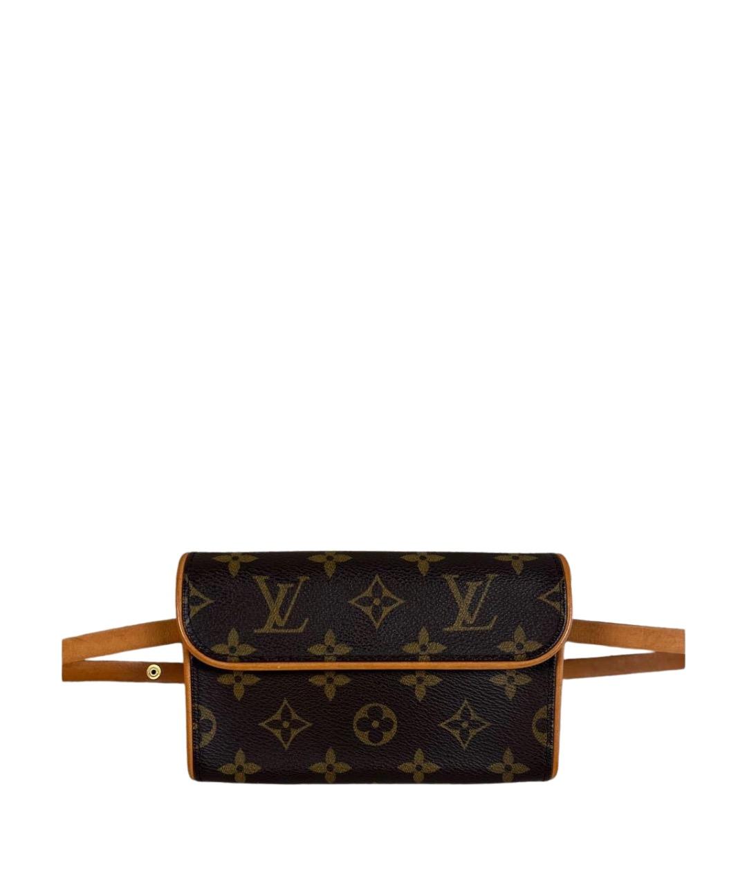 LOUIS VUITTON Коричневая поясная сумка, фото 1