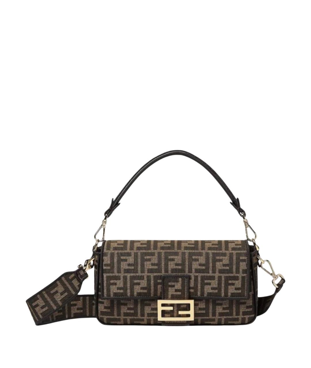 FENDI Коричневая сумка через плечо, фото 1
