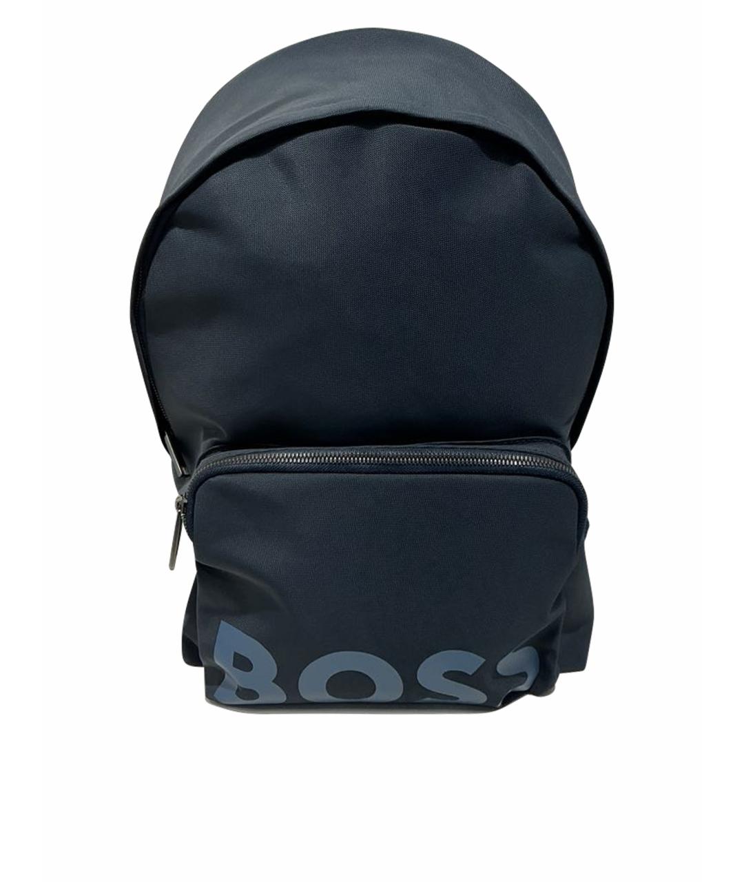 HUGO BOSS Темно-синий хлопковый рюкзак, фото 1