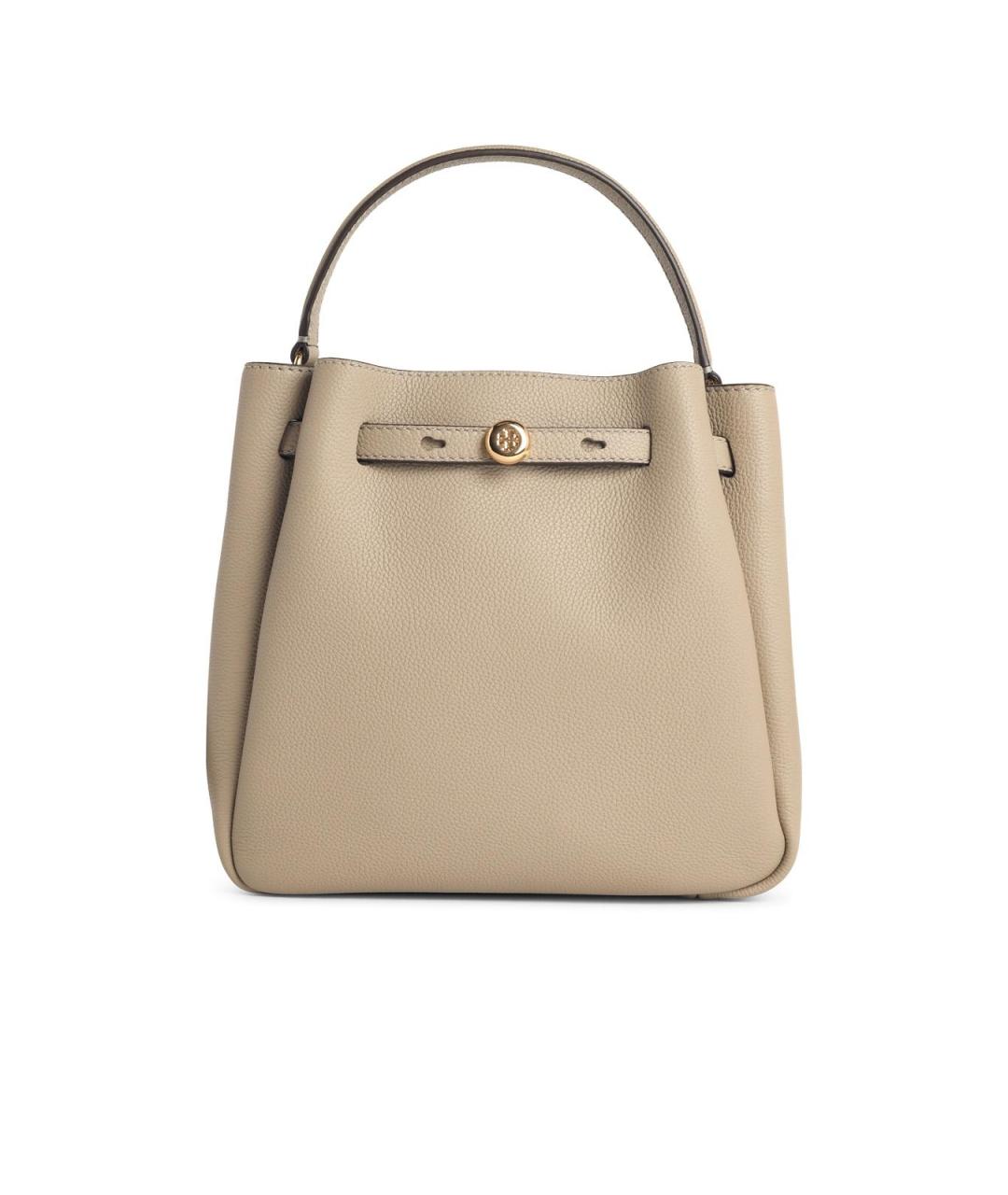 TORY BURCH Бежевая кожаная сумка тоут, фото 1