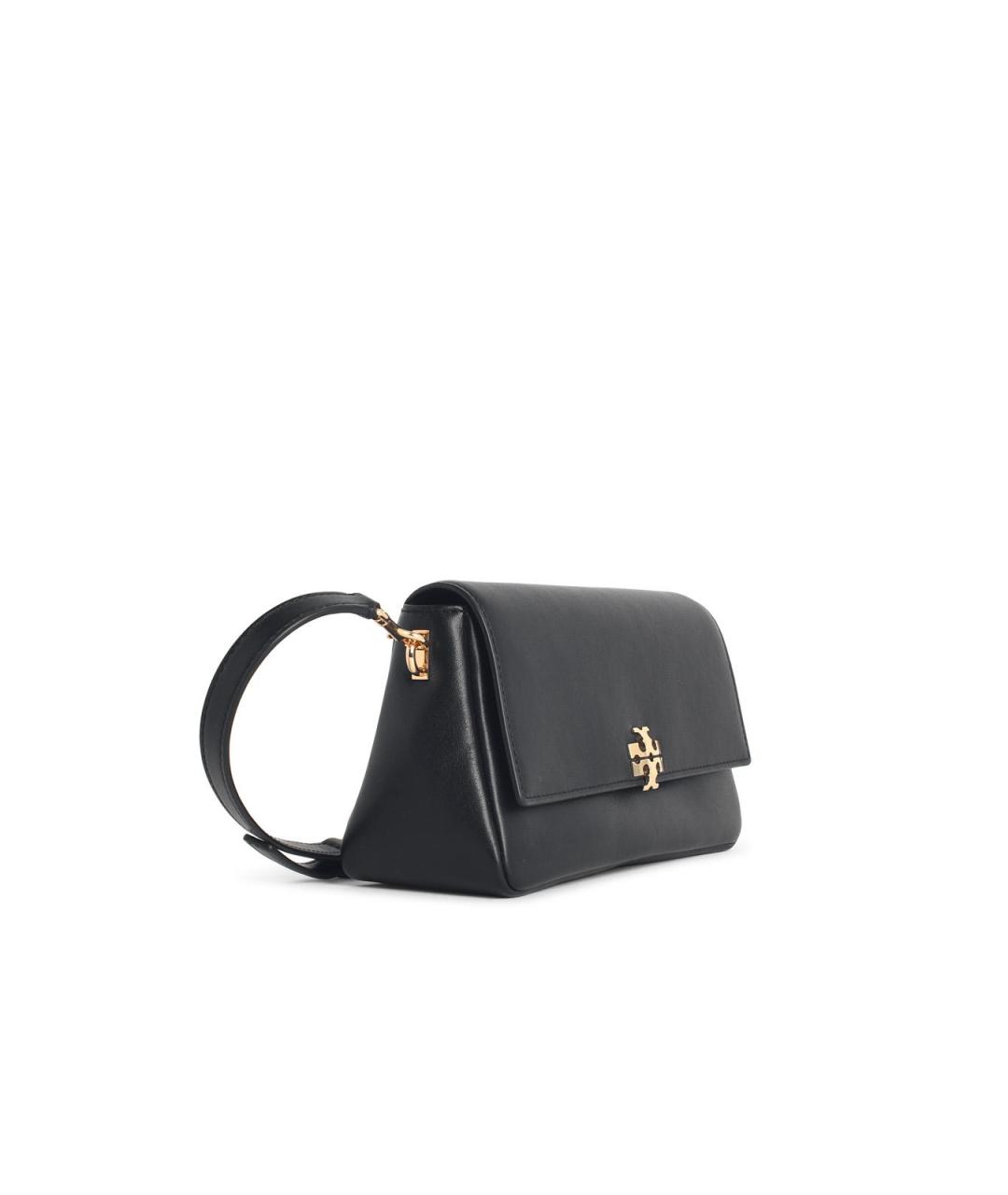 TORY BURCH Черная кожаная сумка через плечо, фото 2
