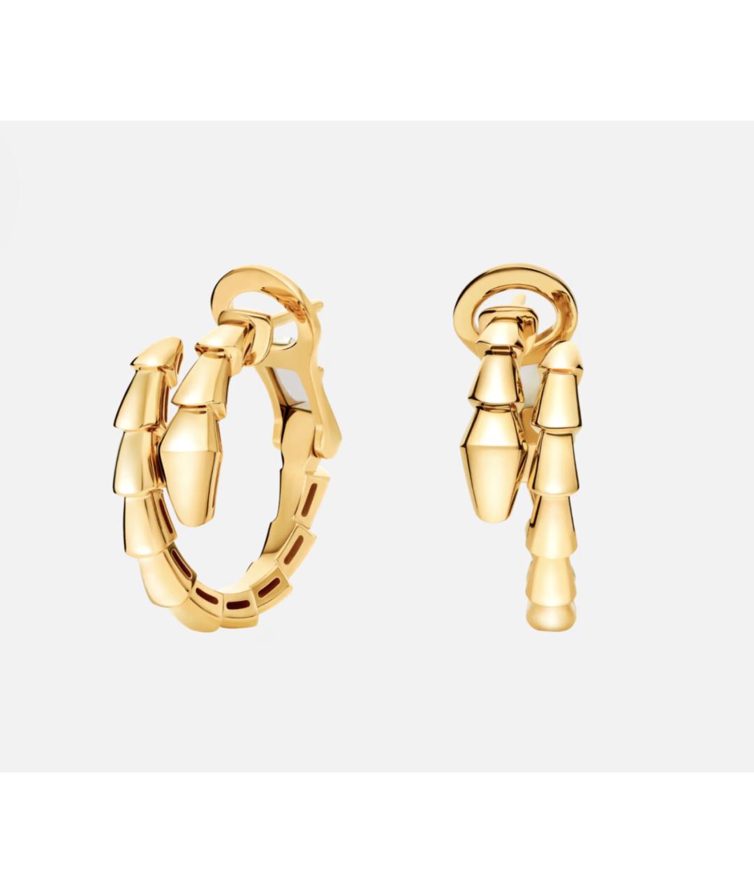 BVLGARI Золотые серьги из желтого золота, фото 3
