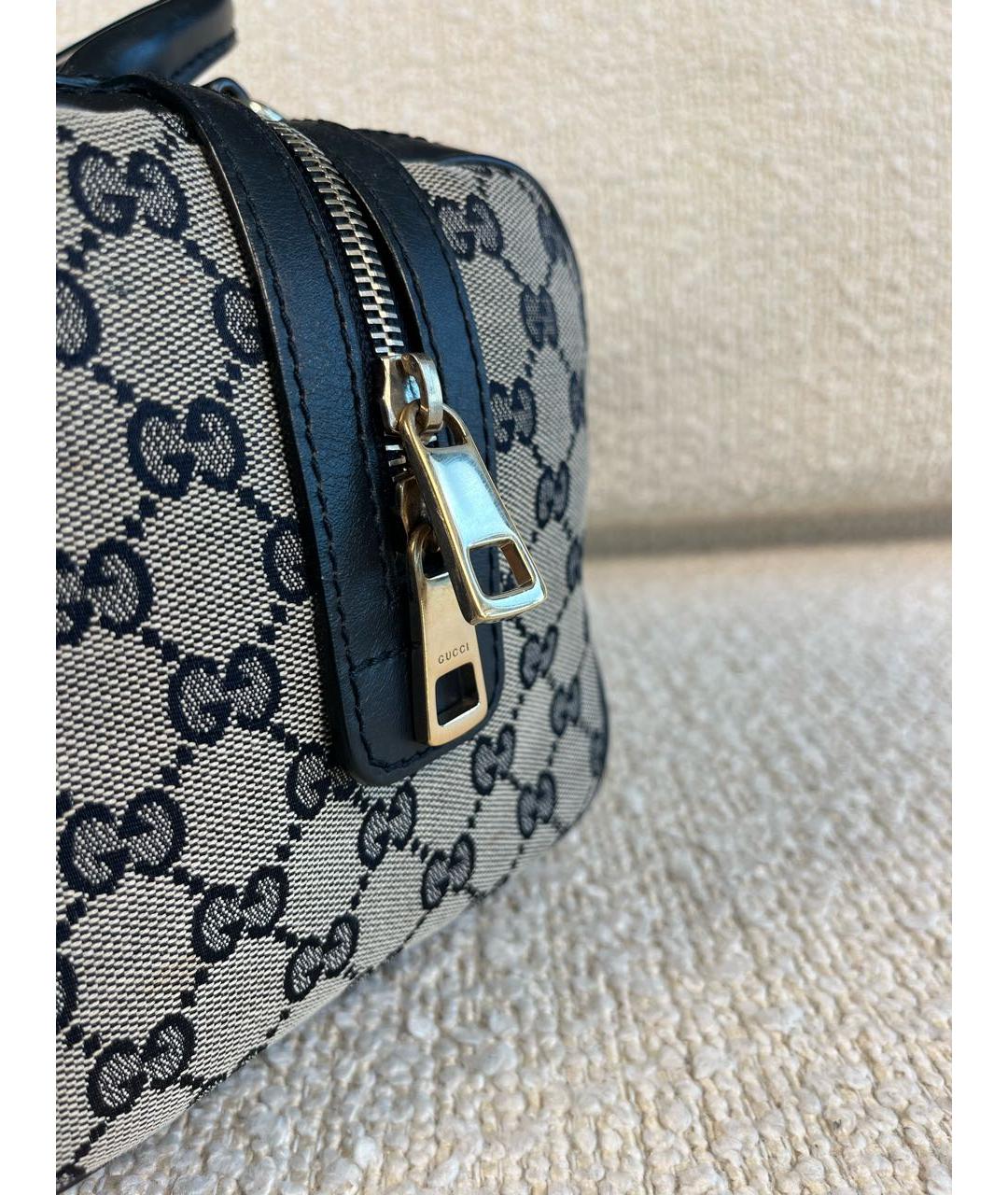 GUCCI Темно-синяя сумка с короткими ручками, фото 8