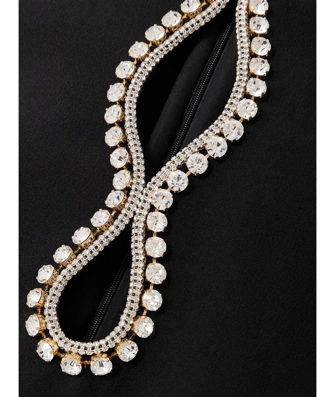 ELIE SAAB Черное полиэстеровое коктейльное платье, фото 5