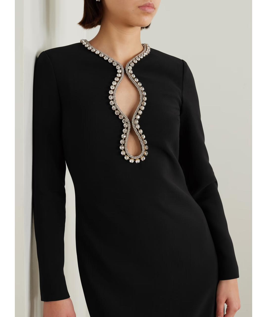 ELIE SAAB Черное полиэстеровое коктейльное платье, фото 4