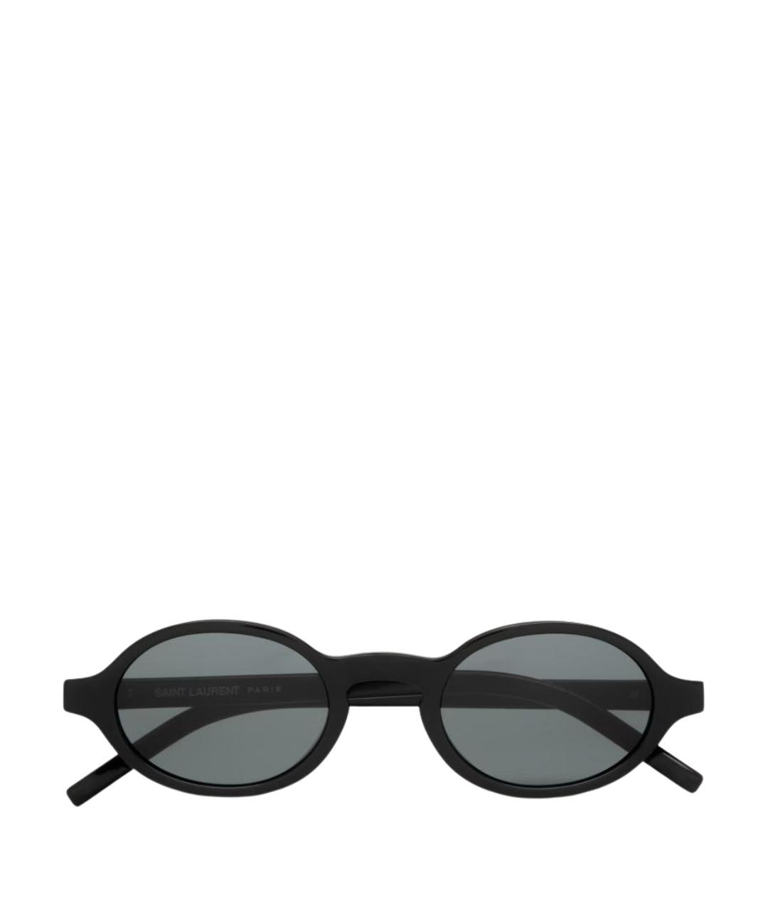 SAINT LAURENT Черные пластиковые солнцезащитные очки, фото 1