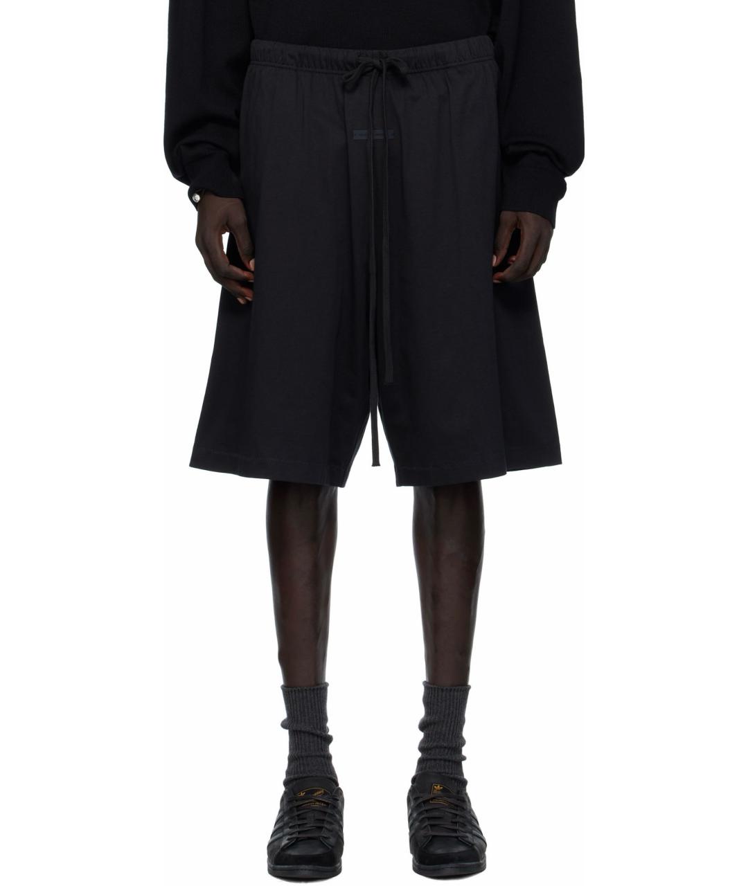 FEAR OF GOD ESSENTIALS Черные хлопковые шорты, фото 2