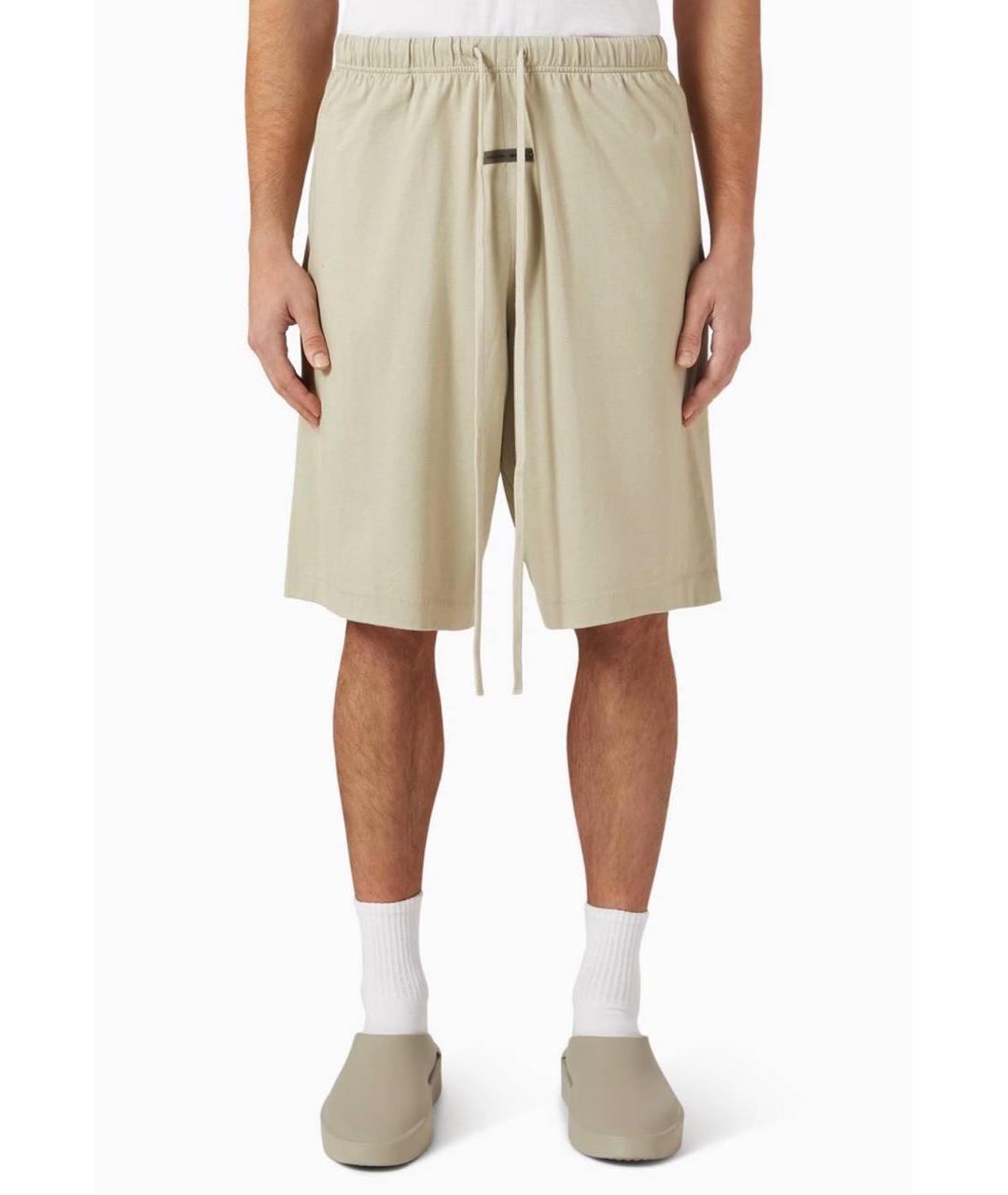 FEAR OF GOD ESSENTIALS Бежевые хлопковые шорты, фото 2