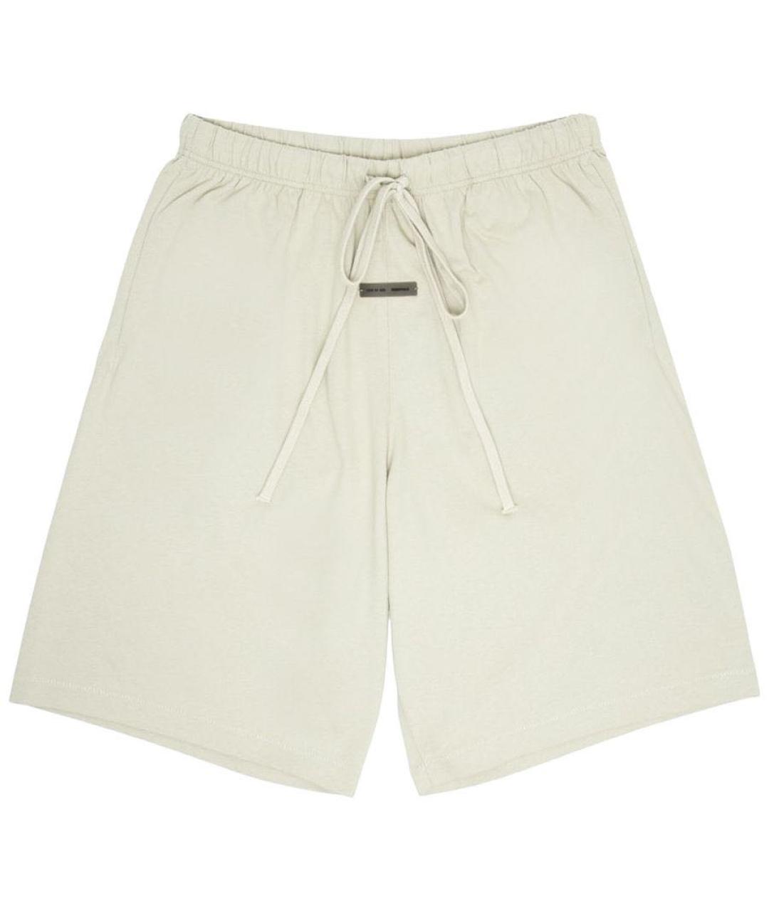 FEAR OF GOD ESSENTIALS Бежевые хлопковые шорты, фото 4