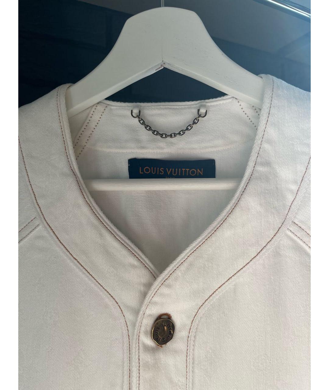 LOUIS VUITTON Белая блузы, фото 3