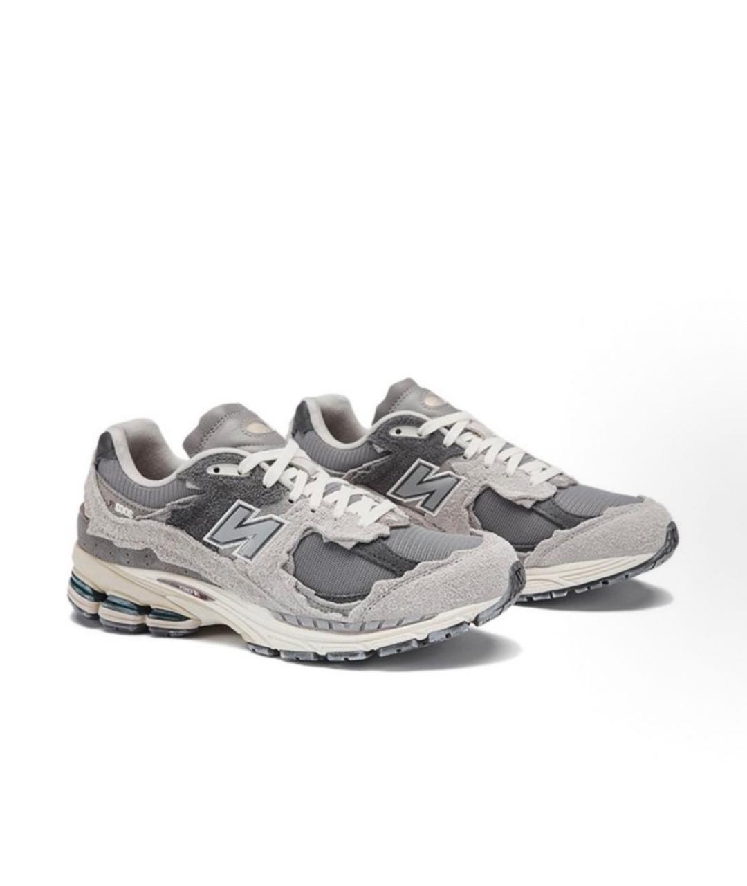 NEW BALANCE Серые низкие кроссовки / кеды, фото 2