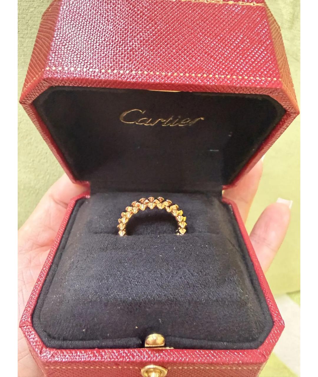 CARTIER Желтое кольцо из розового золота, фото 2
