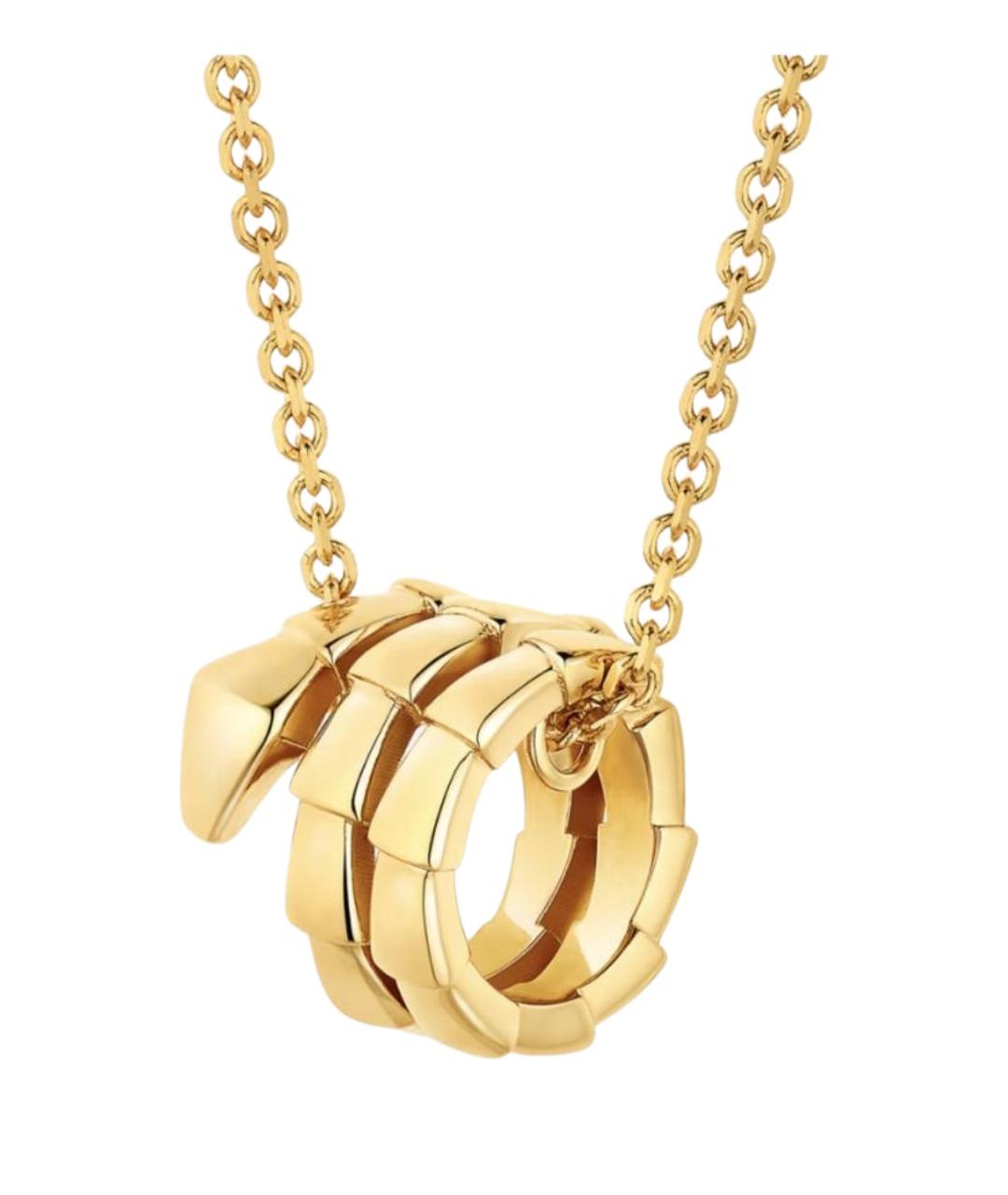 BVLGARI Золотое колье из желтого золота, фото 1