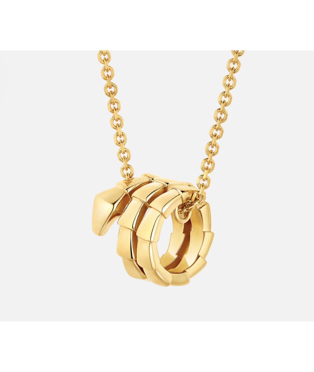 BVLGARI Золотое колье из желтого золота, фото 3