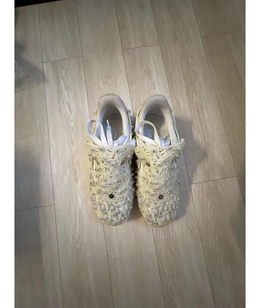 NIKE Белые кожаные кроссовки, фото 2