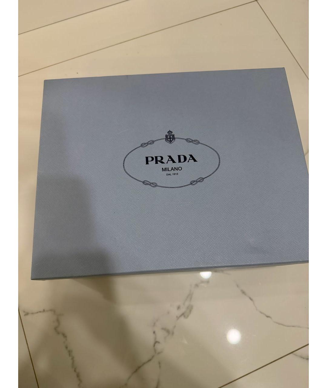 PRADA Черные лоферы из лакированной кожи, фото 5