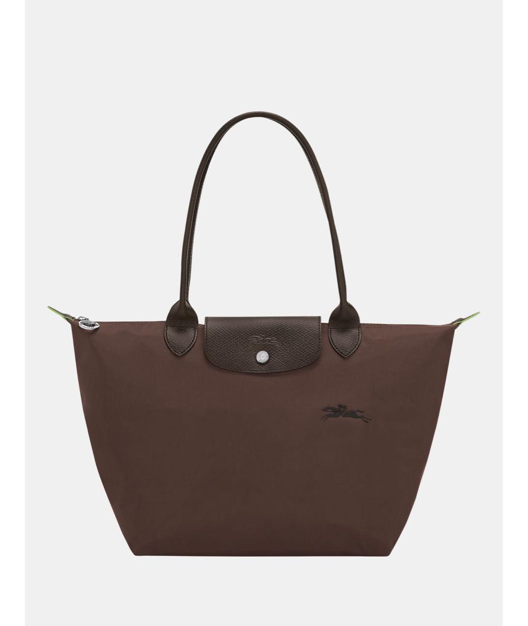 LONGCHAMP Коричневая сумка тоут, фото 9