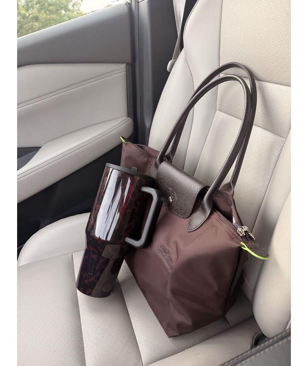 LONGCHAMP Коричневая сумка тоут, фото 8