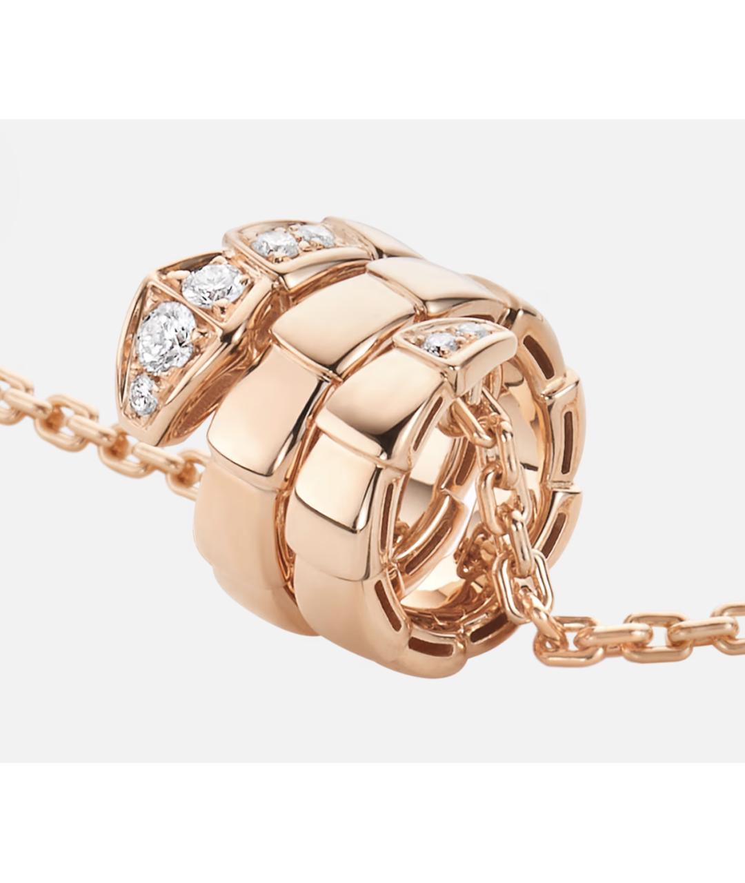 BVLGARI Золотое колье из розового золота, фото 2