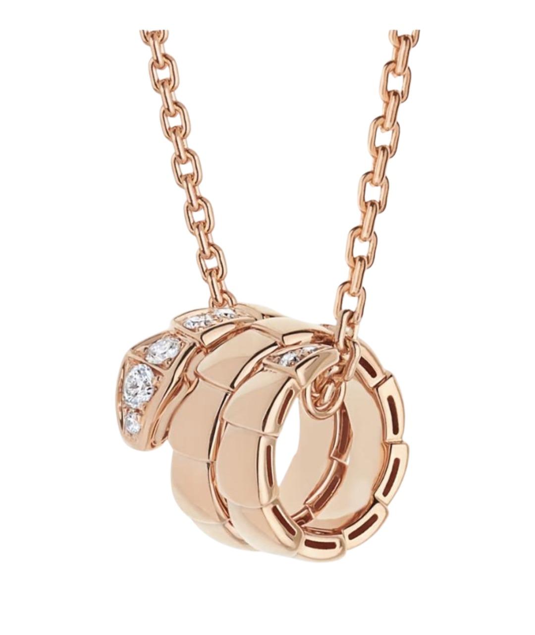 BVLGARI Золотое колье из розового золота, фото 1