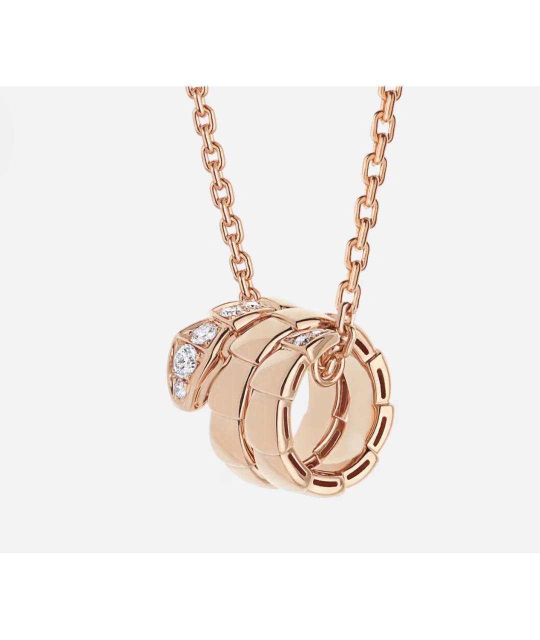BVLGARI Золотое колье из розового золота, фото 3