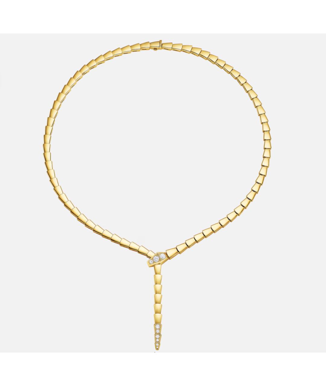 BVLGARI Золотое колье из желтого золота, фото 3